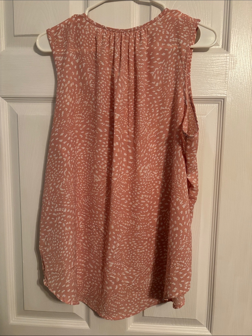 Maurices Dusty Rose V-Neck Printed Sleeveless Camisole - Picture 4 of 5